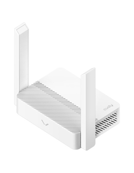 Routeur Wi-Fi N300 avec Wi-Fi 300 Mbps 2.4 GHz, 4 ports Ethernet 10/100 Mbps et support de base - Cudy WR300