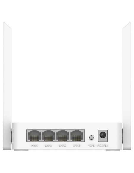 N300 Wi-Fi Router met 300 Mbps 2.4 GHz Wi-Fi, 4 Ethernet 10/100 Mbps poorten en basis ondersteuning - Cudy WR300