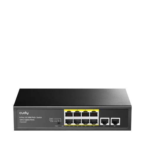 Switch 10 porte 10/100 con 8 PoE, 2...