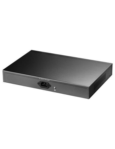 16-Port 10/100 PoE Switch, 2 Gigabit Uplink + 1 SFP, 200W Budget, Rackmount - Cudy FS1018PS1
