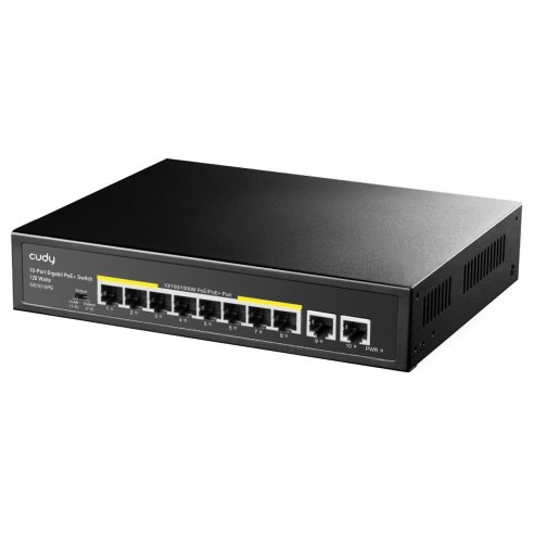 Switch 8 porte Gigabit con 4 PoE, 2...