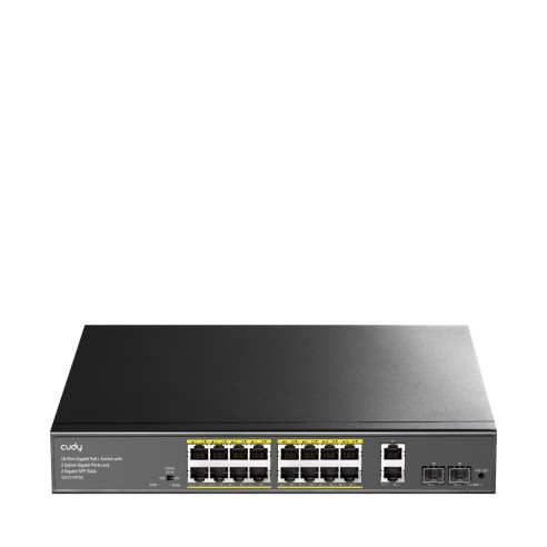 16-Port Gigabit PoE Switch, 8...
