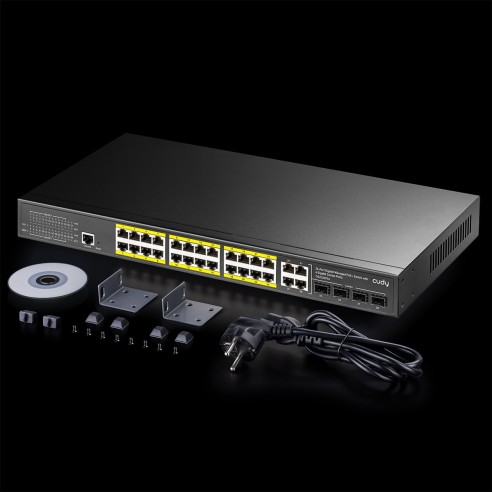 Switch 28 ports Layer 2 Managed...