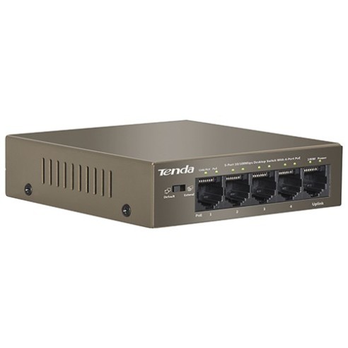 Switch 5 porte 10/100 Mbps con 4 PoE,...