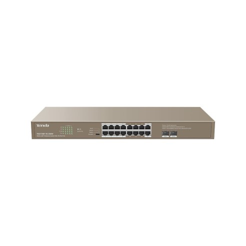 Switch 18 porte Gigabit PoE+ con 16...