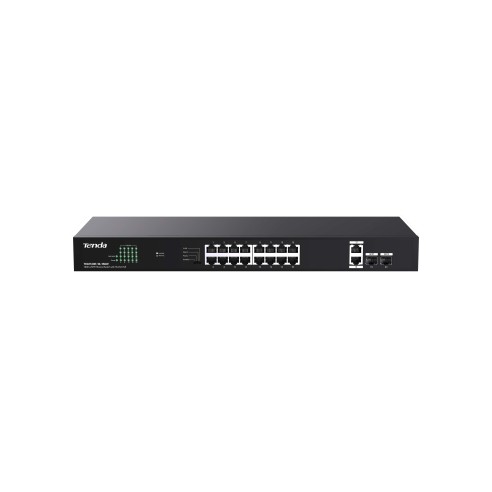 Switch 20 porte Gigabit PoE+ con 16...
