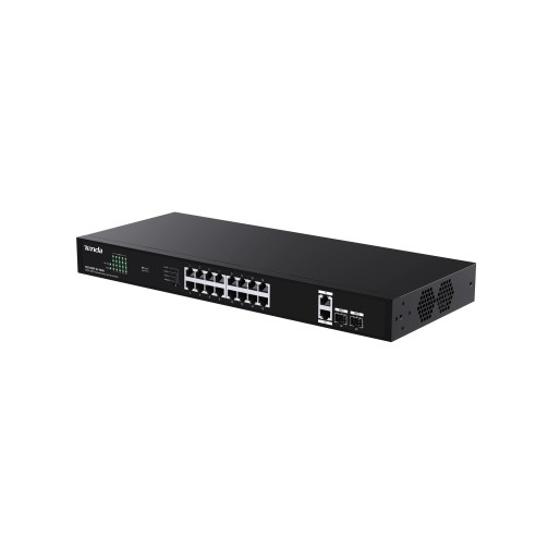 Switch 20 porte Gigabit PoE+ con 16...