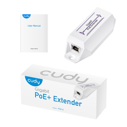 Extender PoE+ Gigabit 30 W, une porte...