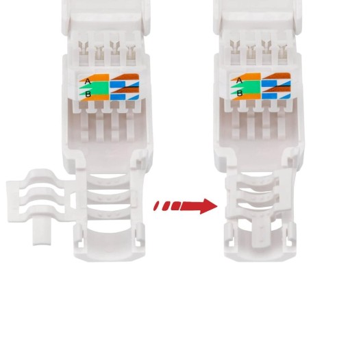 Plug RJ45 Cat.6A UTP non schermato,...