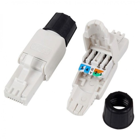 RJ45 Cat.6A UTP plug, toolless...