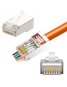 Caja de 100 plugs RJ45...
