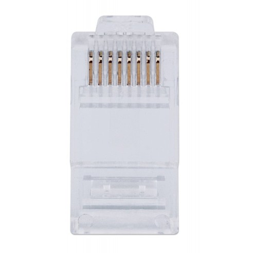 Verpakking van 100 doorvoer RJ45...