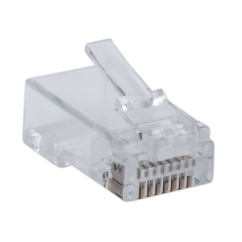 Pack of 100 pass-through RJ45 Cat5e...