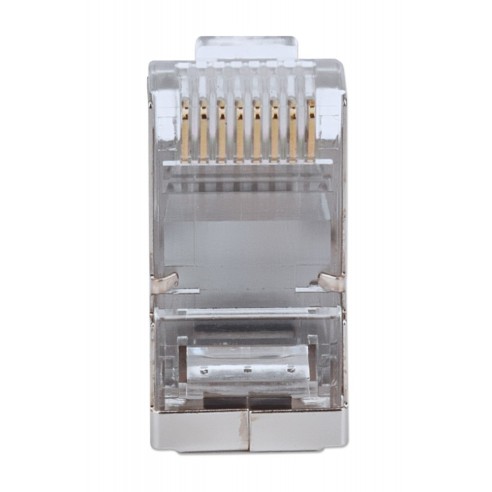 Packung mit 50 Pass-Through RJ45...