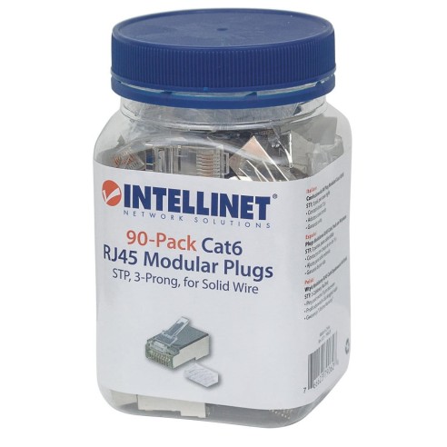 Pack of 90 modular RJ45 Cat.6...