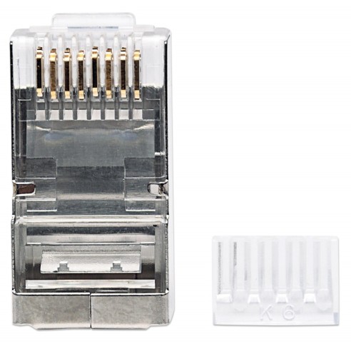 Packung mit 90 RJ45 Cat.6 geschirmten...