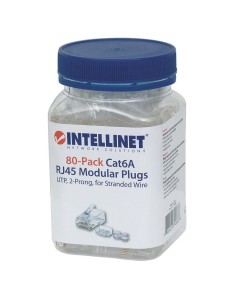Caja de 80 plugs RJ45...