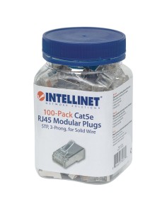Confezione da 100 plug RJ45...