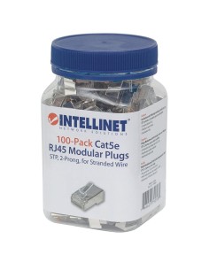 Confezione da 100 plug RJ45...