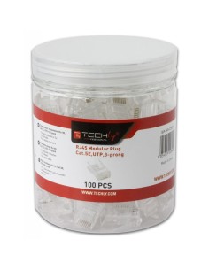 Caja de 100 plugs RJ45...