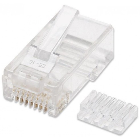 Pack of 100 modular RJ45 Cat.6...