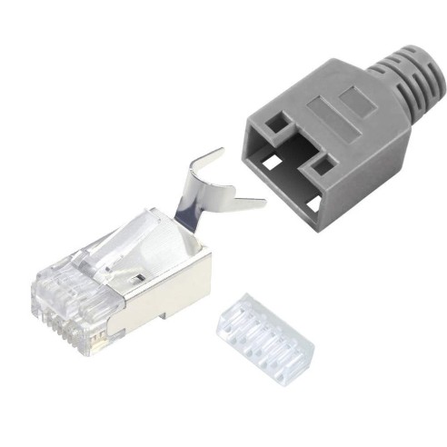 Cat. 5 and 6 STP Plug with Guide and...