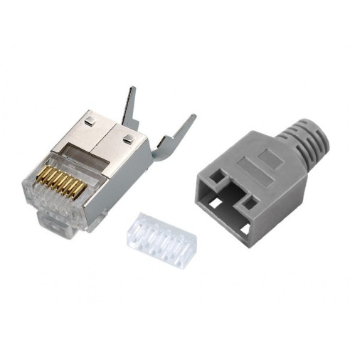 Cat. 5 and 6 STP Plug with Guide and...
