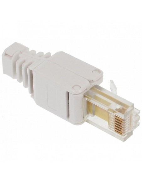 Cat. 5/6 RJ45 Toolless Stecker mit Knickschutztülle - Intellinet 790482