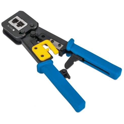 Crimp tang voor pass-through stekkers...