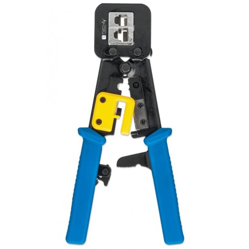 Crimp tang voor pass-through stekkers...