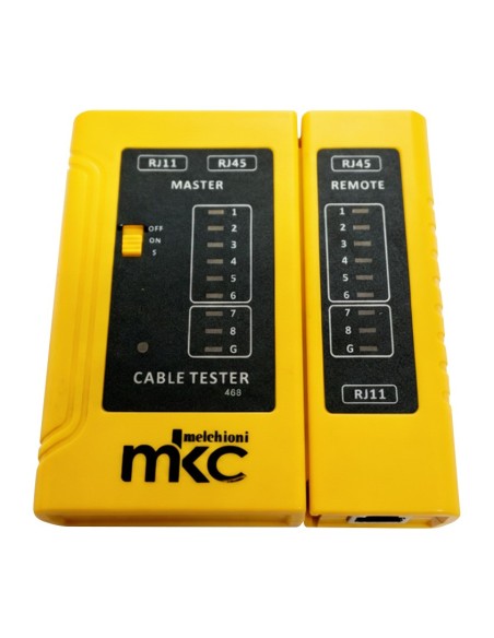 RJ45 RJ11 RJ12-netwerktester met test-LED voor nauwkeurige continuïteits- en bekabelingstests - MKC MKCT450