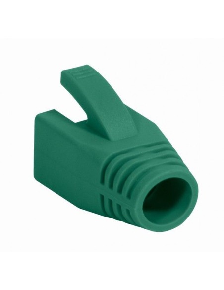 RJ45 Stecker-Schutzkappe, 8mm Kabeleintritt, grün, 10er-Pack - Intellinet 790994