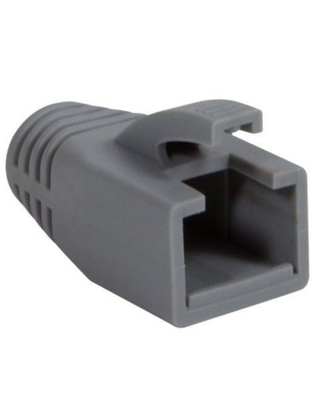 RJ45 plug beschermkap, 8mm kabelingang, grijs, verpakking 10 stuks - Intellinet 790963