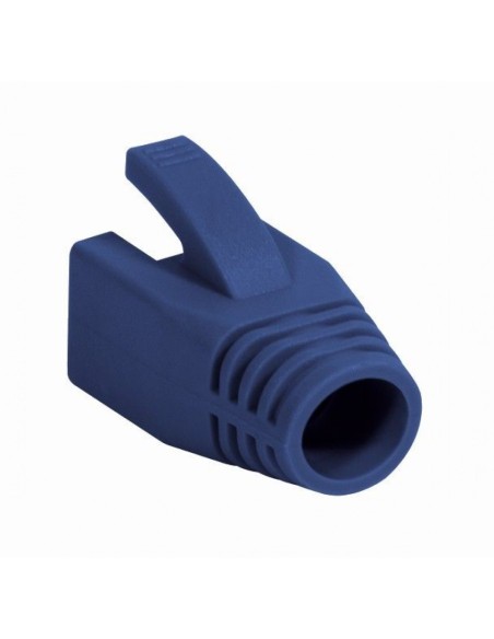 RJ45 plug beschermkap, 8mm kabelingang, blauw, verpakking 10 stuks - Intellinet 790970