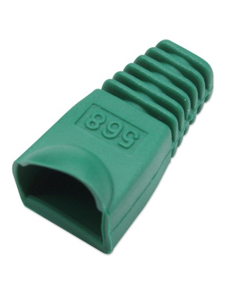 Capot de protection pour plug RJ45, orifice d'entrée 6,2mm, vert - Intellinet 504409