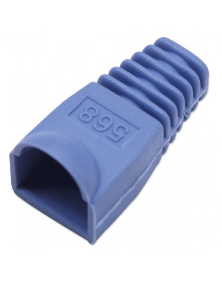 RJ45 plug boot, 6.2mm cable entry, blue - Intellinet 504393