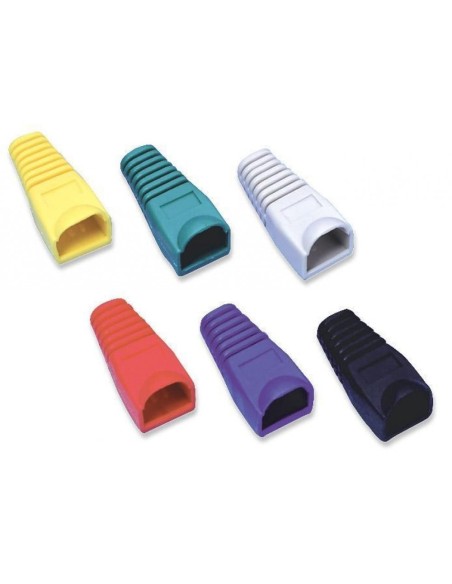 Capot de protection pour plug RJ45, orifice d'entrée 6,2mm, bleu - Intellinet 504393