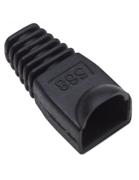 Capot de protection pour plug RJ45, orifice d'entrée 6,2mm, noir - Intellinet 504355