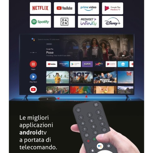 Smart Android TV BoxQ 4K decoder with...