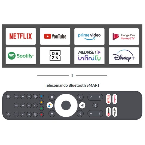 Smart Android TV BoxQ 4K Decoder mit...