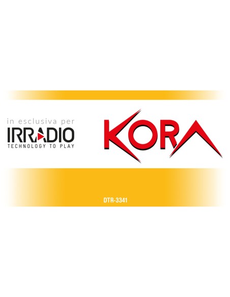 Digitaler terrestrischer Decoder IRRADIO KORA DTR-3341 DVB-T2 HEVC H.265 10bit, Full HD, USB-Player - Kora DTR-3341