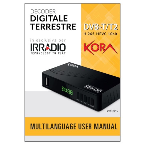 Digital terrestrial decoder IRRADIO...