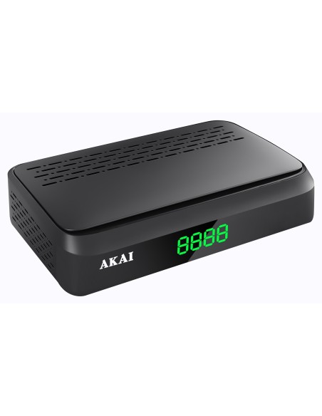 Digital terrestrial and satellite receiver DVB-T2/S2 combo HEVC H.265, PVR, Full HD - AKAI ZAP-S210265K