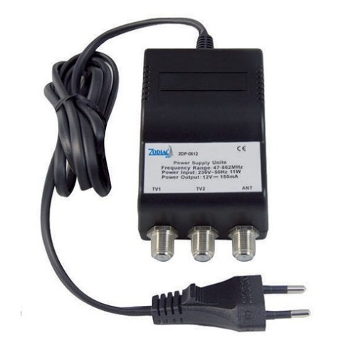 Antennennetzteil TV, 12V, 100 mA, 1...