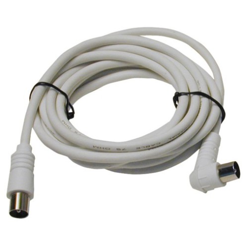 TV-Antennenkabel mit 90° IEC...