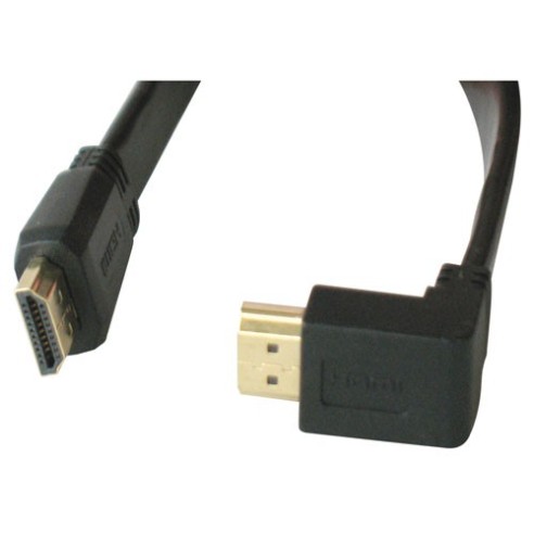 Flat HDMI Cable with 90-degree and...
