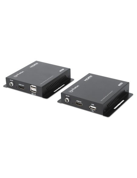 HDMI Over IP KVM Extender Kit 1080p@60Hz up to 120 m, USB, 3D - Manhattan 208413