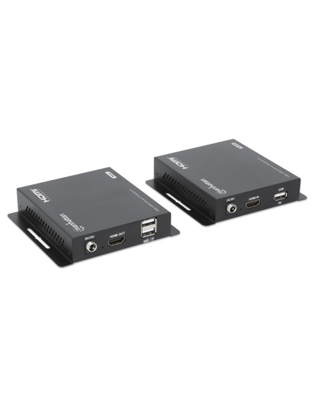 HDMI Over IP KVM Extender Kit 1080p@60Hz up to 120 m, USB, 3D - Manhattan 208413