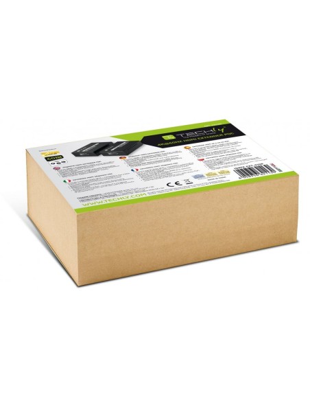 HDMI 4K@60Hz Extender over Cat.6/6a/7 tot 60 m, PoC, HDR10, 600 MHz - Techly 621130