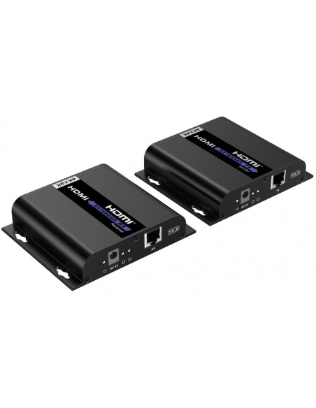 HDMI Over IP PoE 4K@30Hz Extender mit IR über Cat.6 bis 120 m - Techly 621369